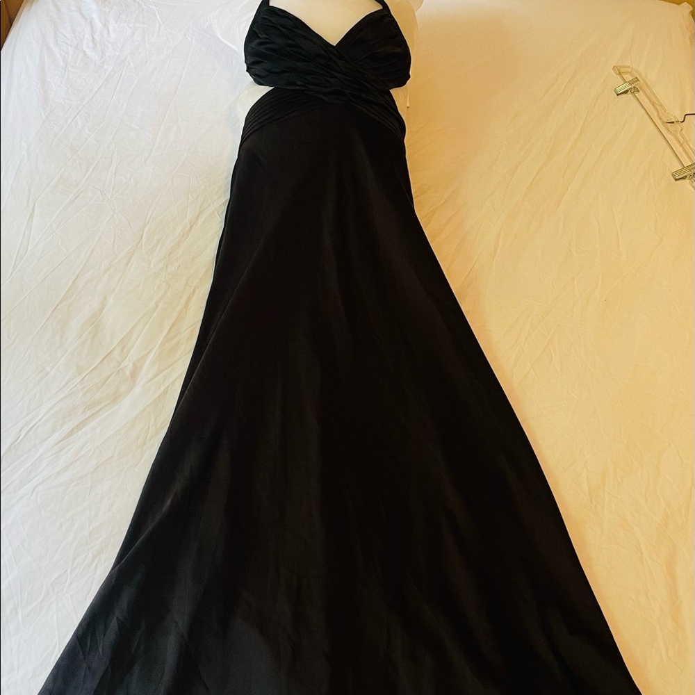 BCBG New Full Length Black Dress Size 6 With Tag